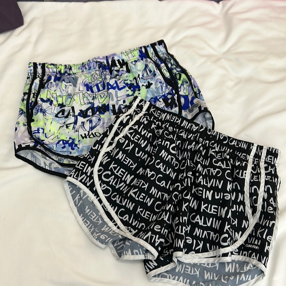 2 Calvin Klein Athletic Shorts